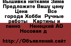 Вышивка нитками Зима. Предложите Вашу цену! › Цена ­ 5 000 - Все города Хобби. Ручные работы » Картины и панно   . Ненецкий АО,Носовая д.